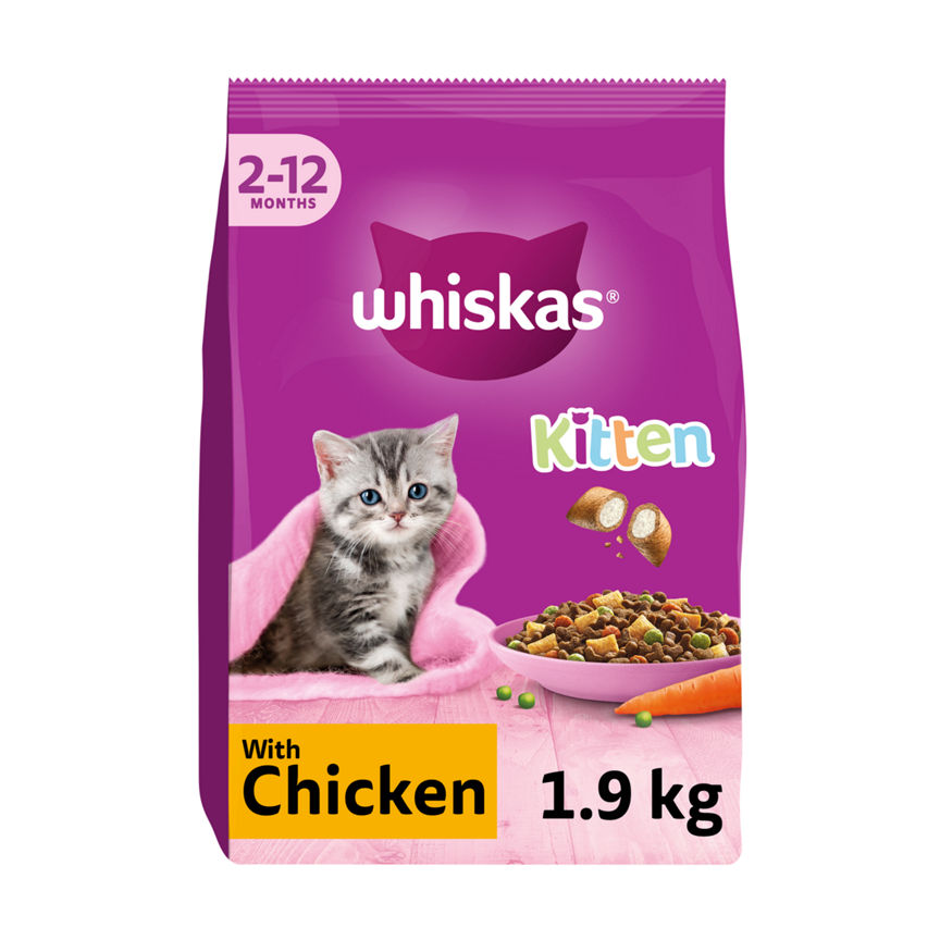 Whiskas Kitten Chicken Dry Cat Food