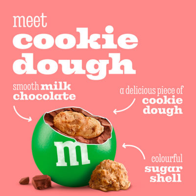 M&M's cookie dough milk chocolate 102g, UK version