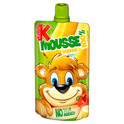 ASDA Kubus Banana Apple Mousse 100g- Buy online at McGrocer