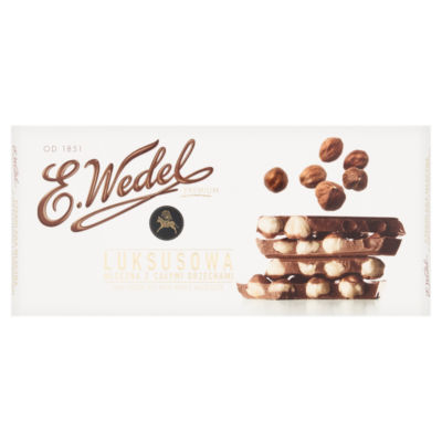 ASDA E. Wedel Premium Milk Chocolate with Whole Hazelnuts 100g- Buy online at McGrocer