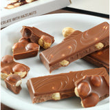 E. Wedel milk chocolate with whole hazelnuts 100g (British brand)