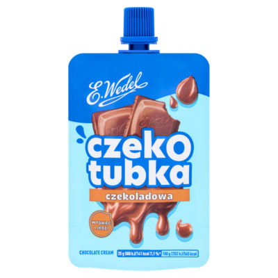 E. Wedel Chocolate Cream in a squeezable tube 50g, UK version