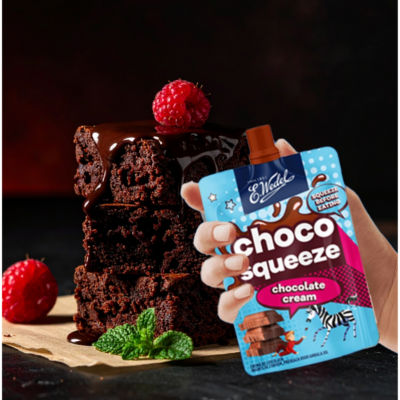 E. Wedel Chocolate Cream in a squeezable tube 50g, UK version