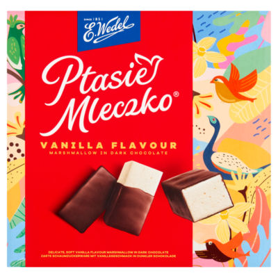 ASDA E. Wedel Vanilla Flavour Marshmallow in Dark Chocolate 340g- Buy online at McGrocer