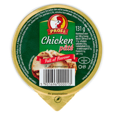Profi Chicken Pâté wet cat food 131g (British brand)