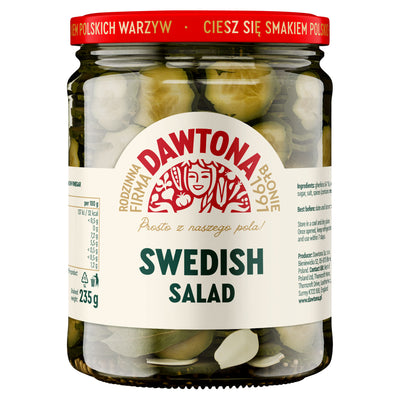 ASDA Dawtona Swedish Salad Sliced Cucumber in Vinegar 500g- Buy online at McGrocer