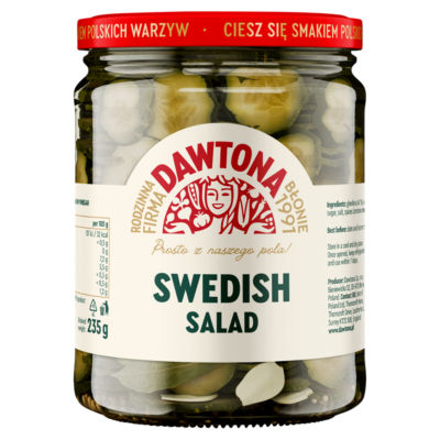 ASDA Dawtona Swedish Salad Sliced Cucumber in Vinegar 500g- Buy online at McGrocer