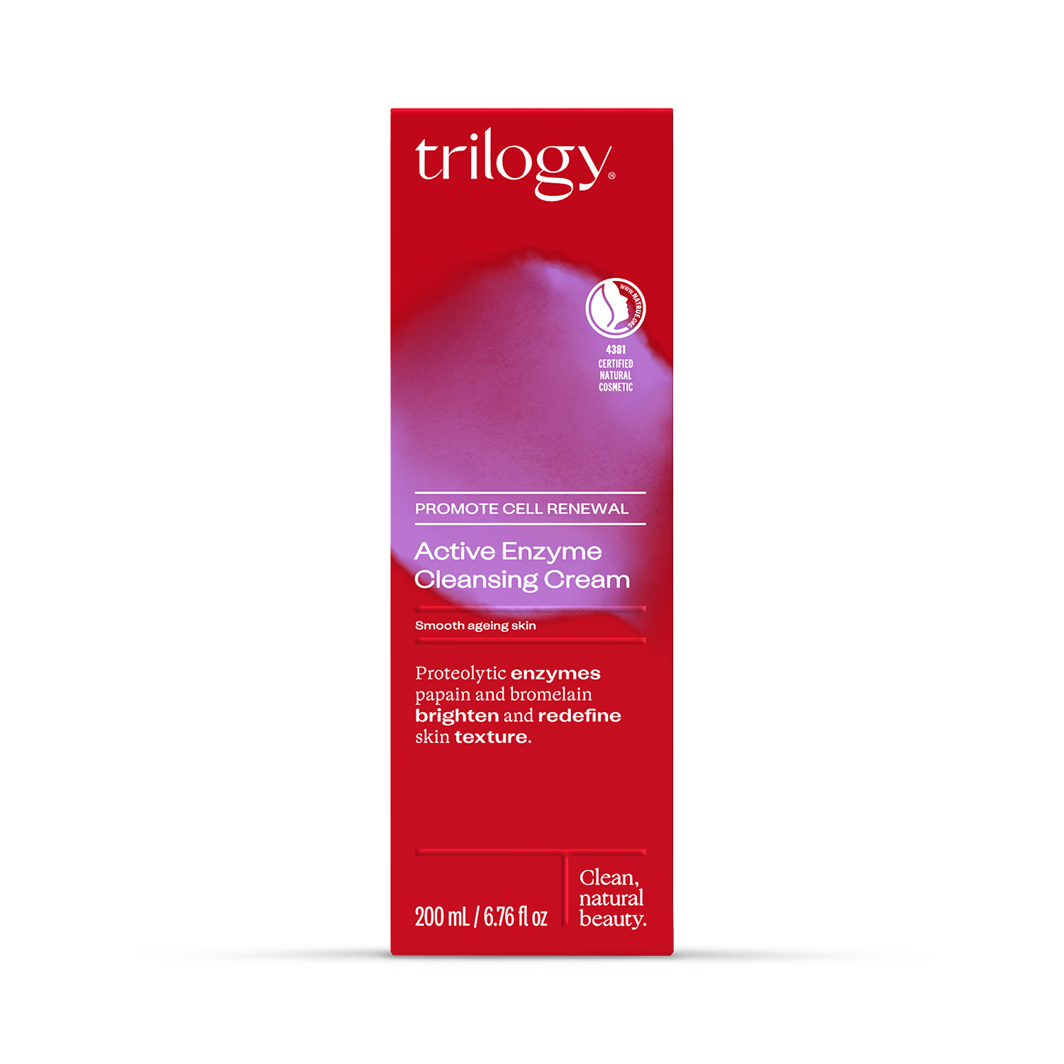 Trilogy Active Enzyme Cleansing Cream Age Proof 200ml (British brand)
