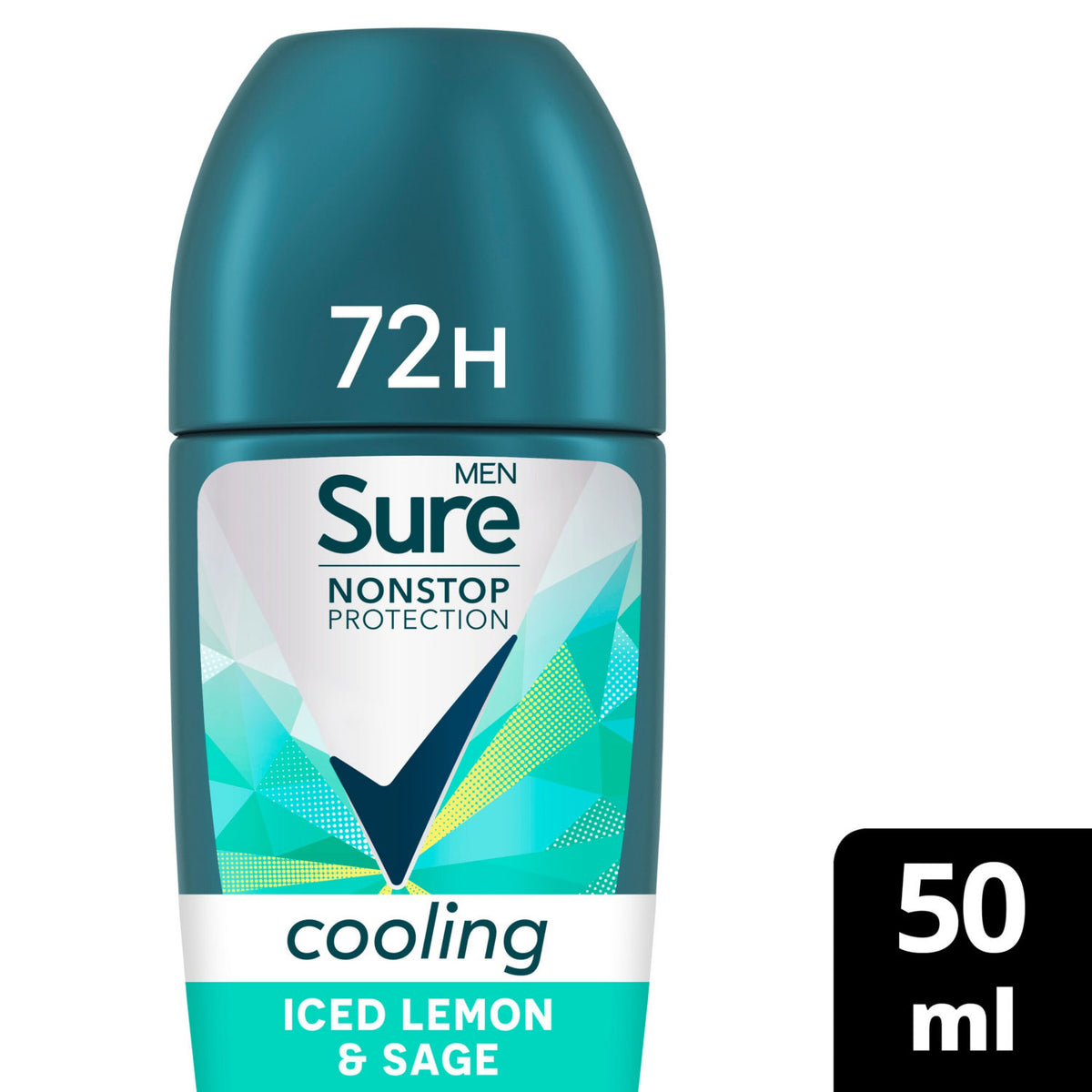 Sure anti-perspirant roll-on Iced Lemon & Sage 50ml, UK version