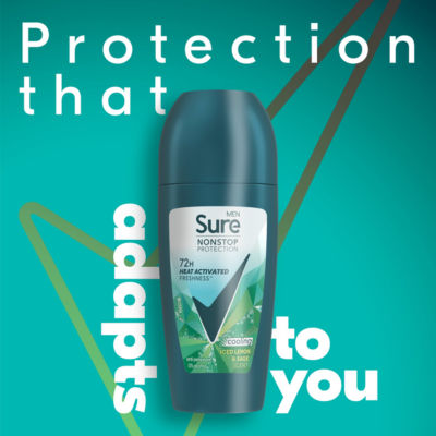 Sure anti-perspirant roll-on Iced Lemon & Sage 50ml, UK version