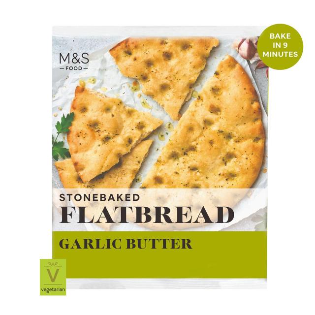 M&S Garlic Butter Flatbread   230g