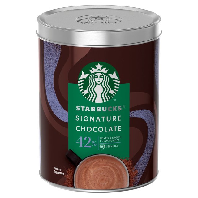 Starbucks Signature Chocolate 42% Cocoa Hot Chocolate Powder Tin   330g