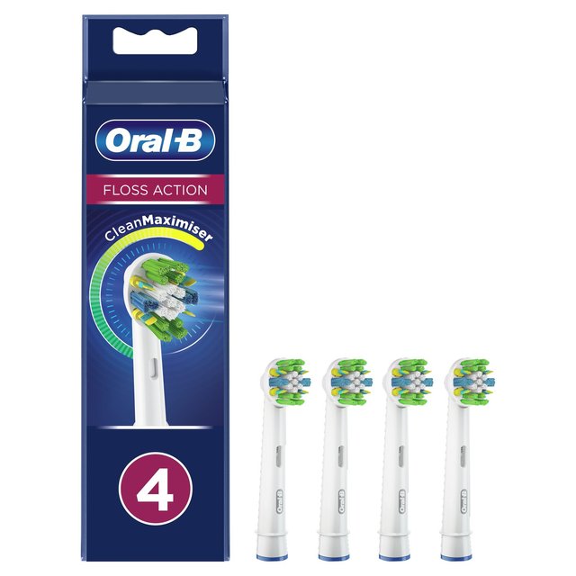 Oral-B FlossAction Toothbrush Heads   4 per pack GOODS M&S   