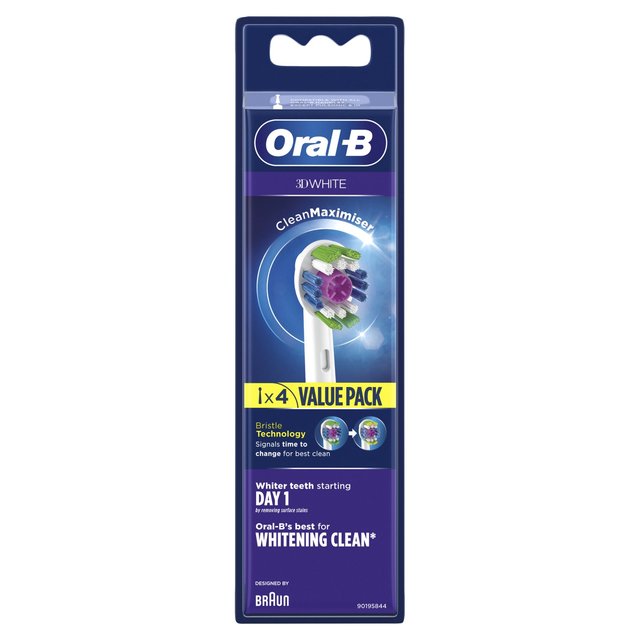 Oral-B 3DWhite Toothbrush Heads   4 per pack GOODS M&S   