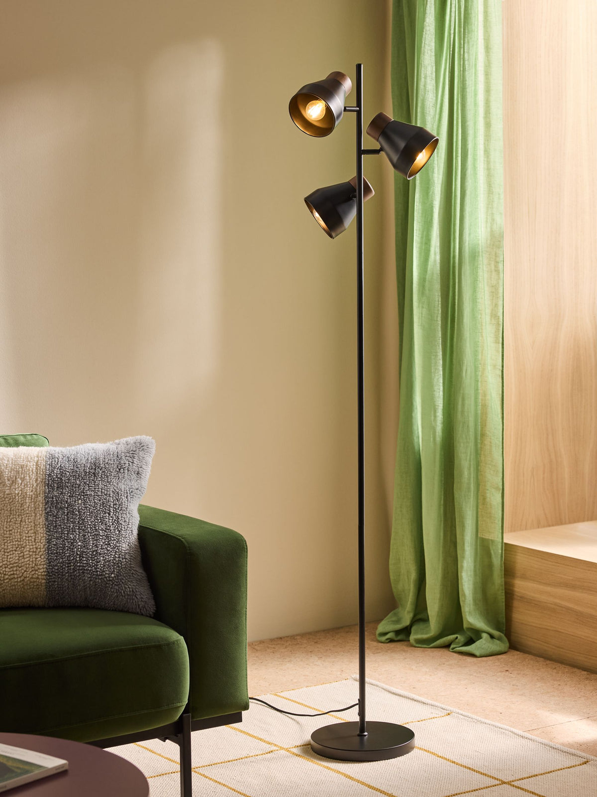 MADE.COM Cream Albert Floor Lamp
