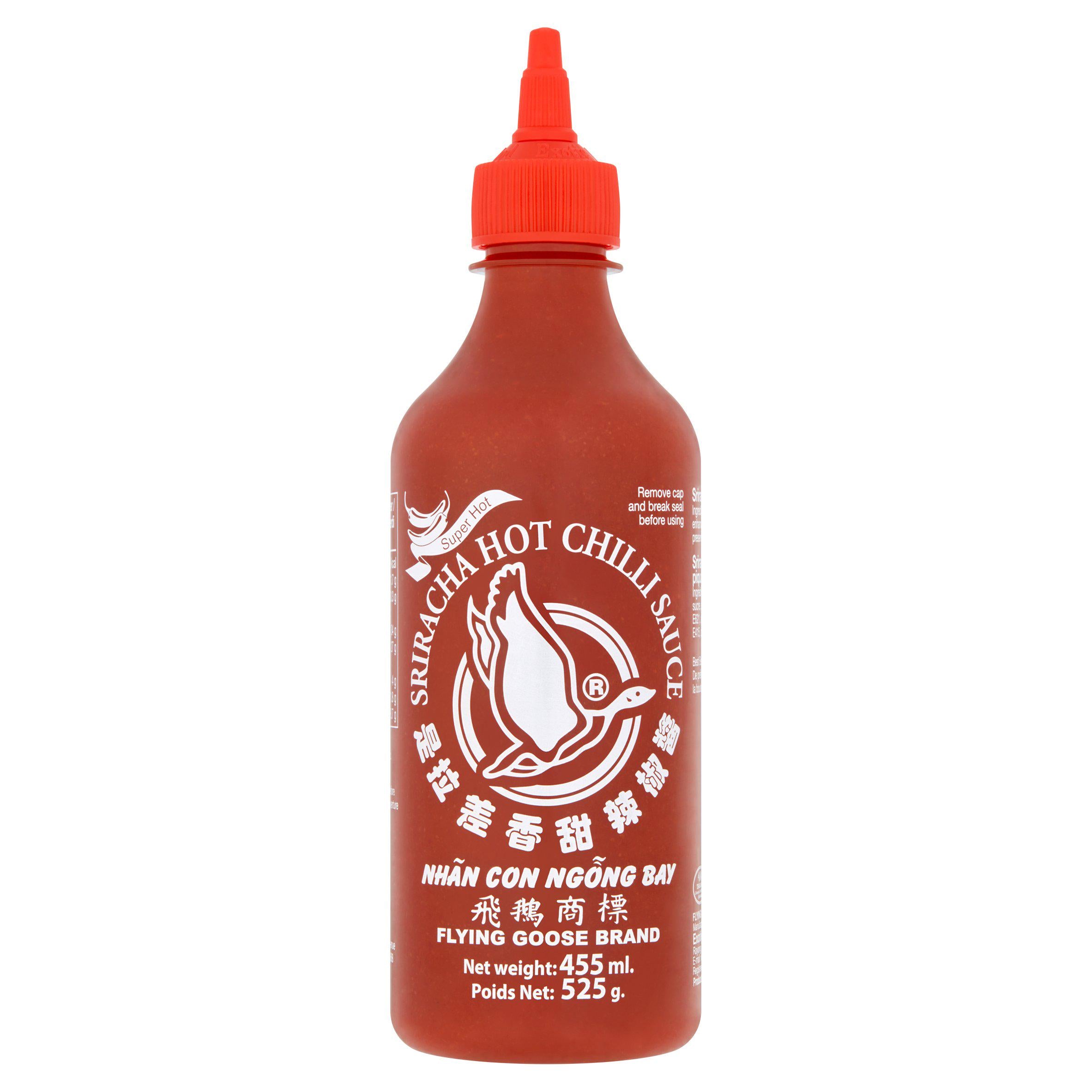 Flying Goose Brand Sriracha Hot Chilli Sauce 455ml GOODS Sainsburys   