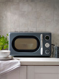 Dark Grey Digital 800W 20L Microwave
