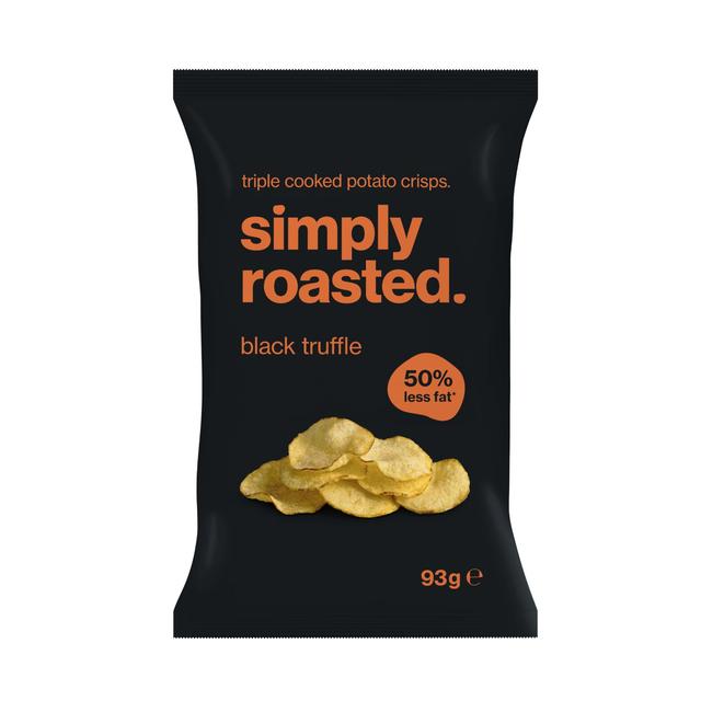 Simply Roasted Black Truffle Crisps   93g GOODS M&S   