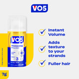 VO5 Thickening Powder 7g, UK version