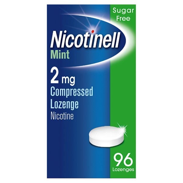 Nicotinell Lozenge Stop Smoking Aid 2 mg Mint 96 Pieces