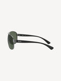 Ray-Ban schwarze Sonnenbrille mit Metallrahmen, UK Version