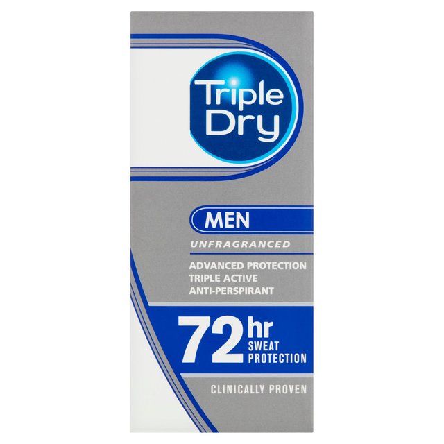 Triple Dry Unfragranced Male Roll-On   50ml GOODS M&S   