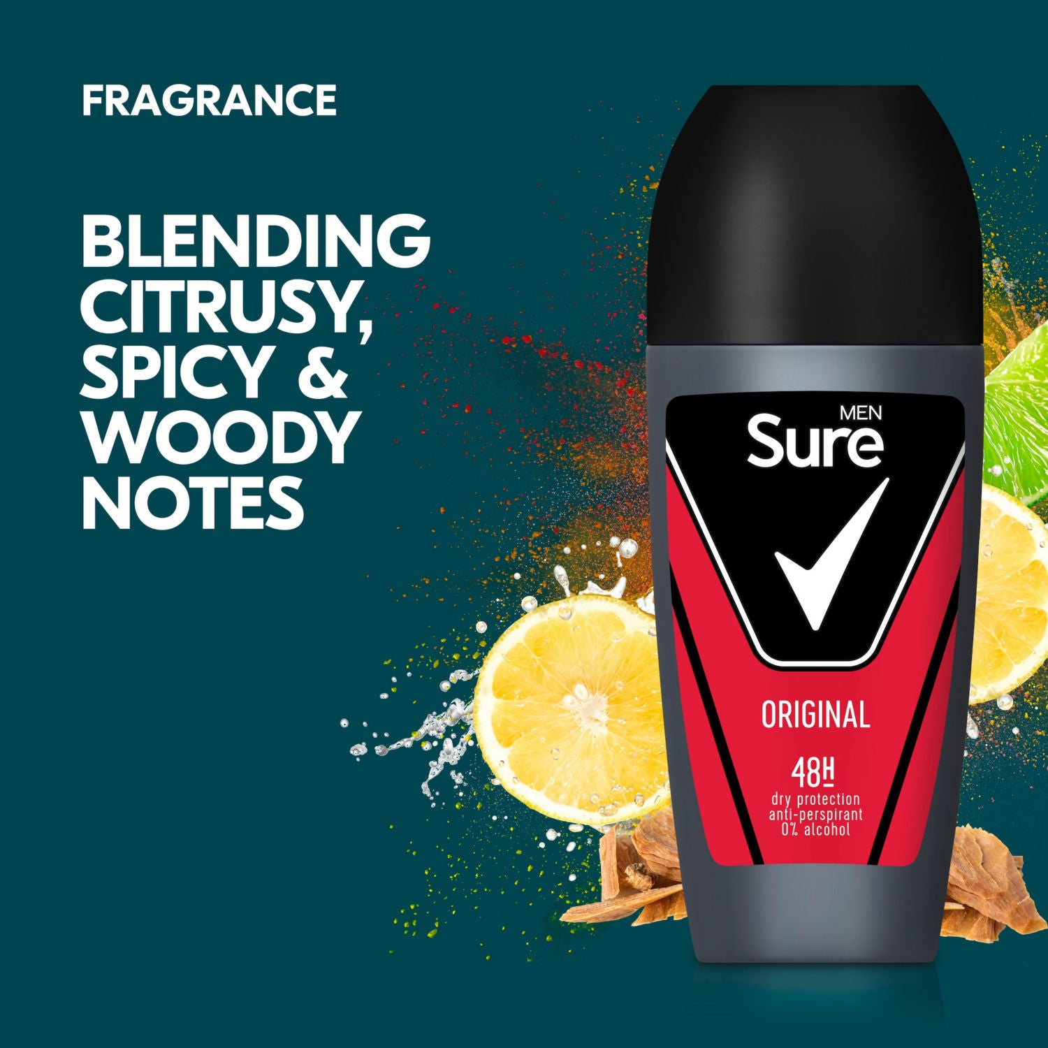 Sure Original anti-perspirant roll on 50 ml (British brand)