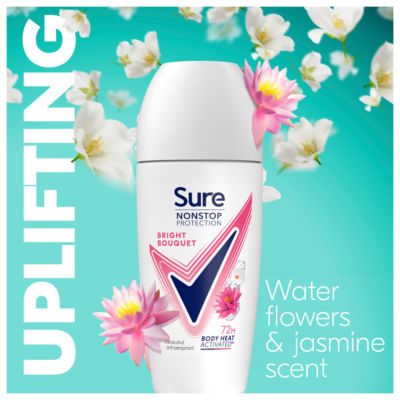 Sure Bright Bouquet anti-perspirant roll on 50 ml (British brand)