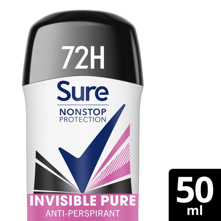 Sure Antiperspirant Invisible Pure Nonstop Protection 50 ml