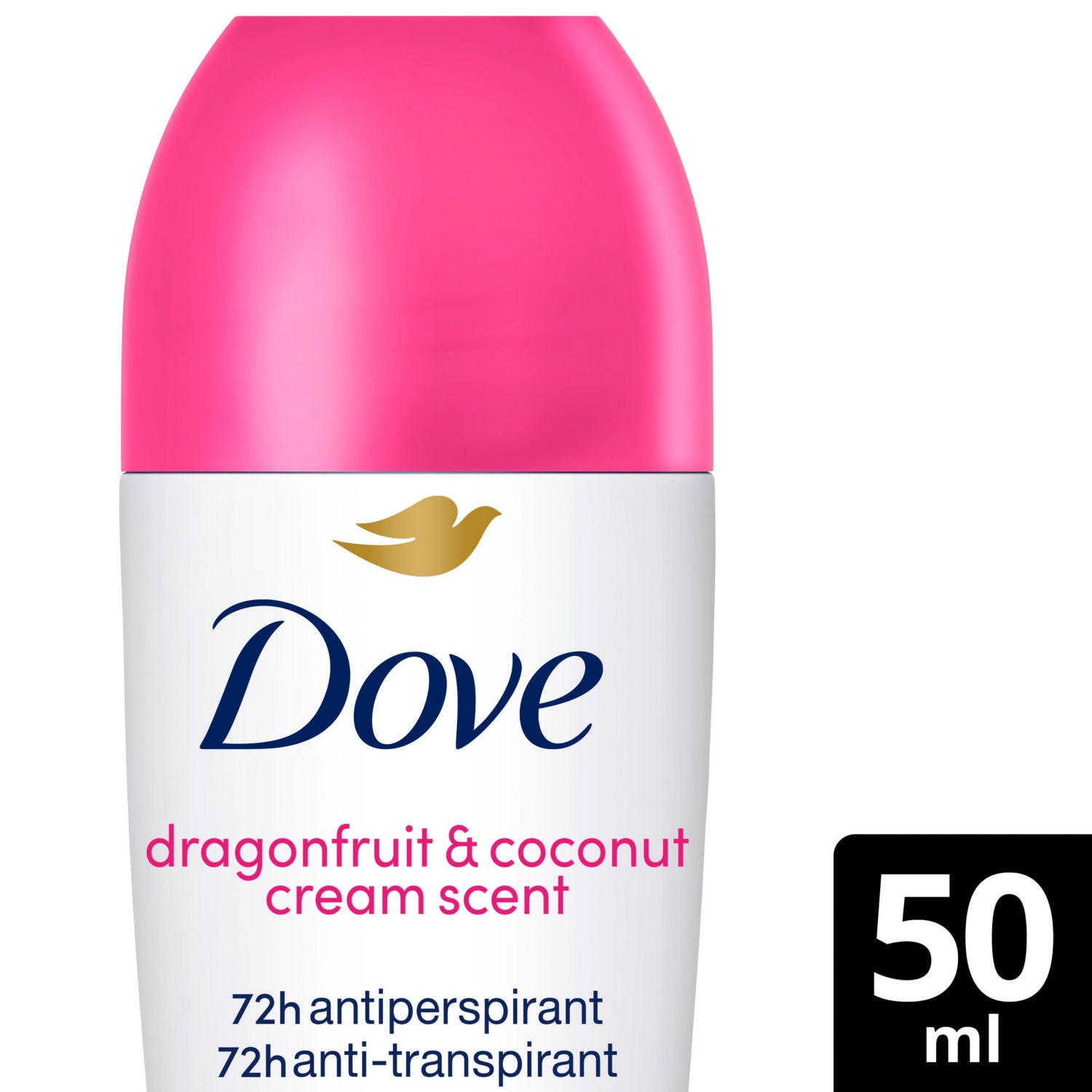 Dove Dragonfruit Coconut Cream antiperspirant roll on 50 ml - British product