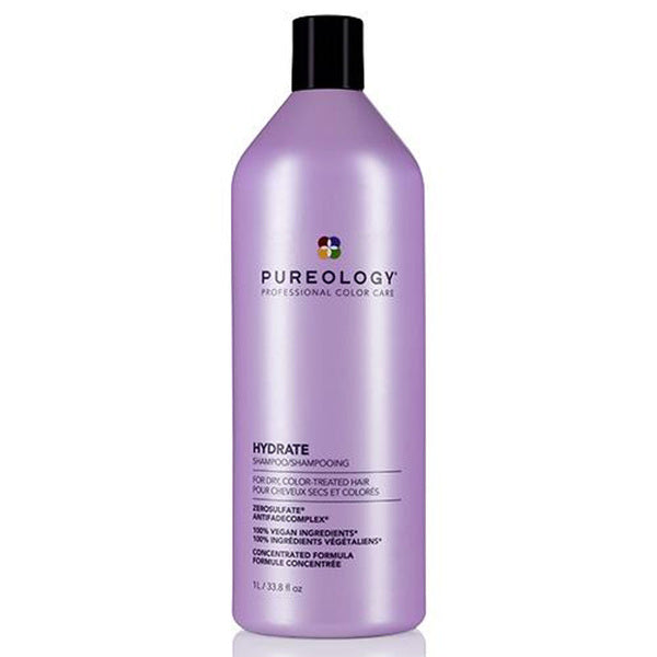 Pureology Hydrate shampoo 1L for colour-treated hair, UK version