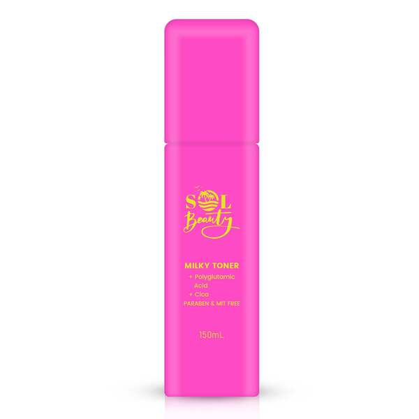 Sol Beauty milky face toner with niacinamide 150ml (British brand)
