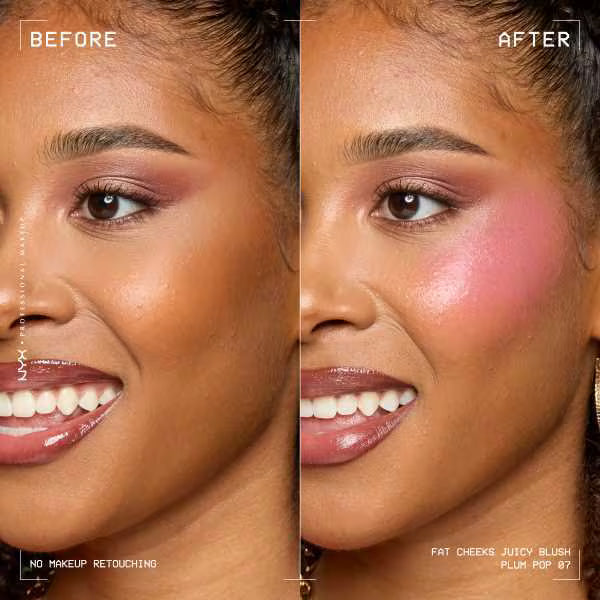 NYX Professional Makeup Fat Cheeks Blush Plum Pop, imported from the UK