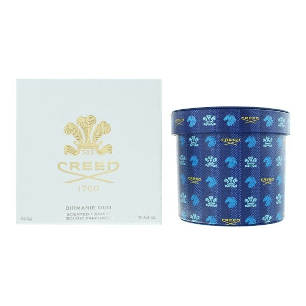 Creed Birmanie Oud Blue Leather candle 650g, UK version