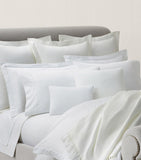 Ralph Lauren Home Penthouse White Square Oxford Sham Pillowcase 65cm x 65cm, imported from the UK