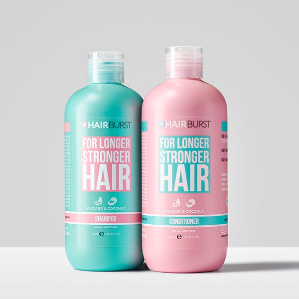 Hairburst Longer Stronger shampoo and conditioner 350ml, UK version