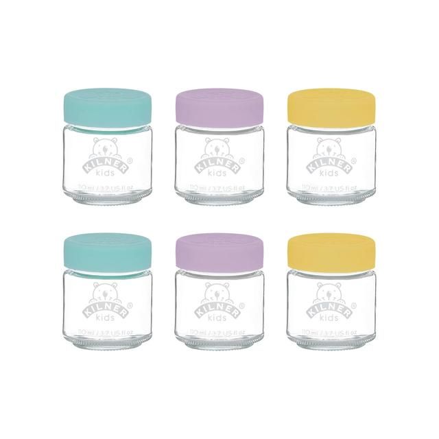 Kilner Set of 6 Kids Jars 110ml   6 per pack GOODS M&S   