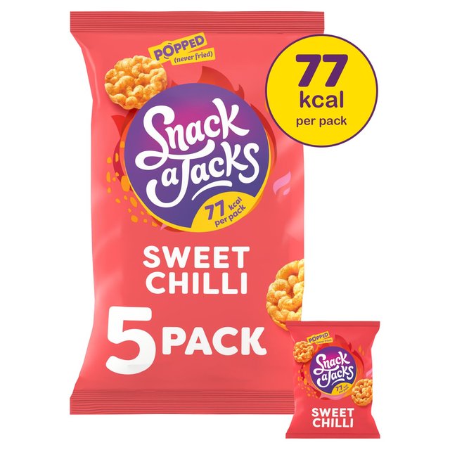 Snack a Jacks Sweet Chilli Multipack Rice Cakes   5 per pack