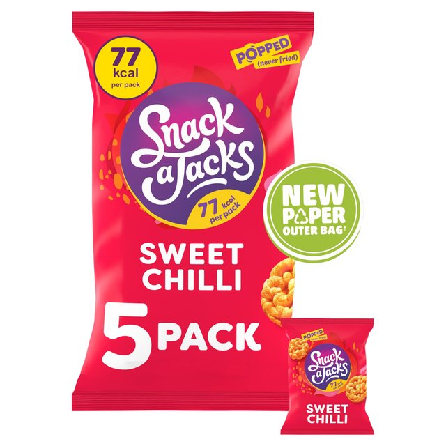 Snack a Jacks Sweet Chilli Multipack Rice Cakes   5 per pack