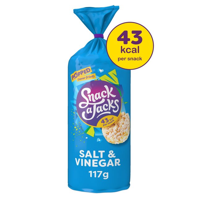 Snack a Jacks Salt & Vinegar Jumbo Rice Cakes   117g GOODS M&S   