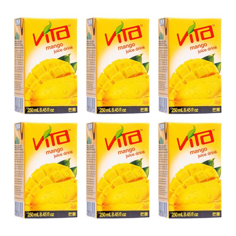 Vita mango juice drink six pack (British brand)