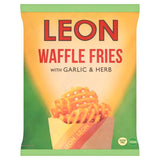 LEON Garlic & Herb Waffle Fries   550g GOODS M&S   