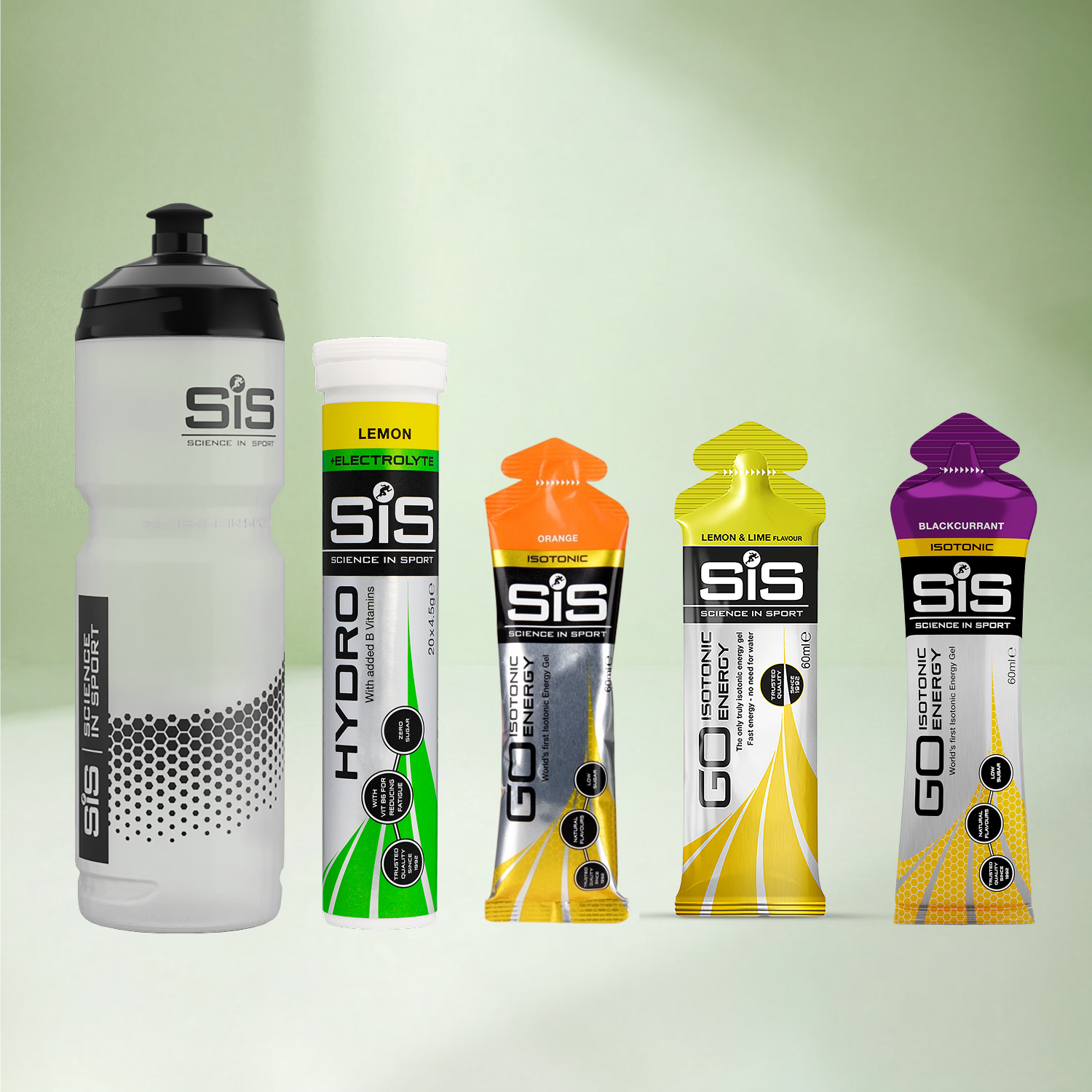 SiS Hydration & Energy Essentials Bundle with bottle, UK version