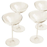 M&S The Sommelier's Edit Set of 4 Champagne Saucers 'One Size Clear   4 per pack GOODS M&S   