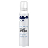 Gillette SKIN Shaving Foam 240ml Men's Toiletries Boots   