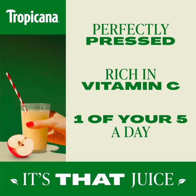 Tropicana Pressed Apple Fruit Juice   4 x 250ml GOODS M&S   