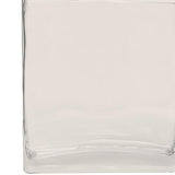 M&S Medium Cube Vase 'One Size Clear GOODS M&S   