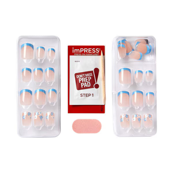 Kiss press on nails Snooze 30 pack, imported from the UK