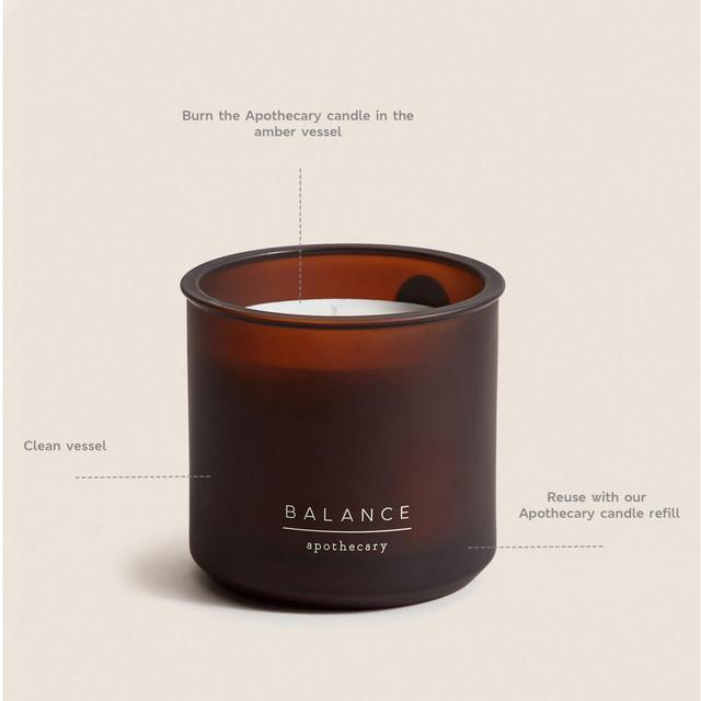 M&S Balance Refillable Candle one size Amber GOODS M&S   