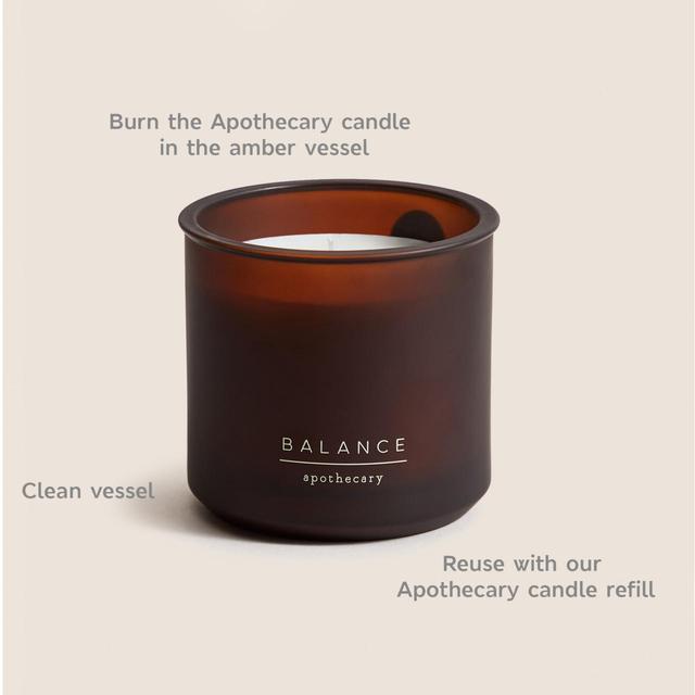 M&S Balance Refillable Candle one size Amber GOODS M&S   